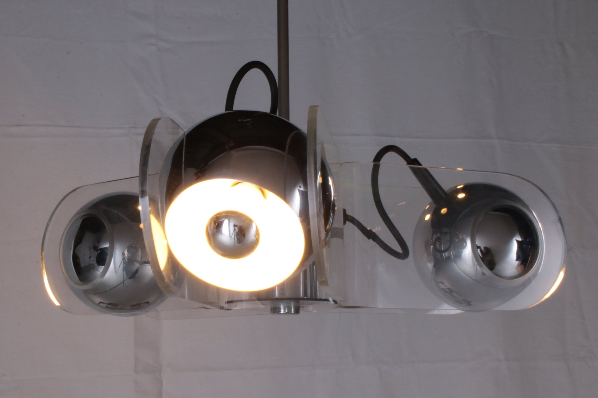 Vintage Pendant Lamp by Insta Elektro Germany, 1960s – Space Age Design - Collectors - Net.Work