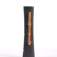 Vintage Ravnild Ceramic Vase With Bamboo Handle | Mid century, Denmark