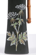 Vintage Ravnild Ceramic Vase With Bamboo Handle | Mid century, Denmark - Collectors - Net.Work