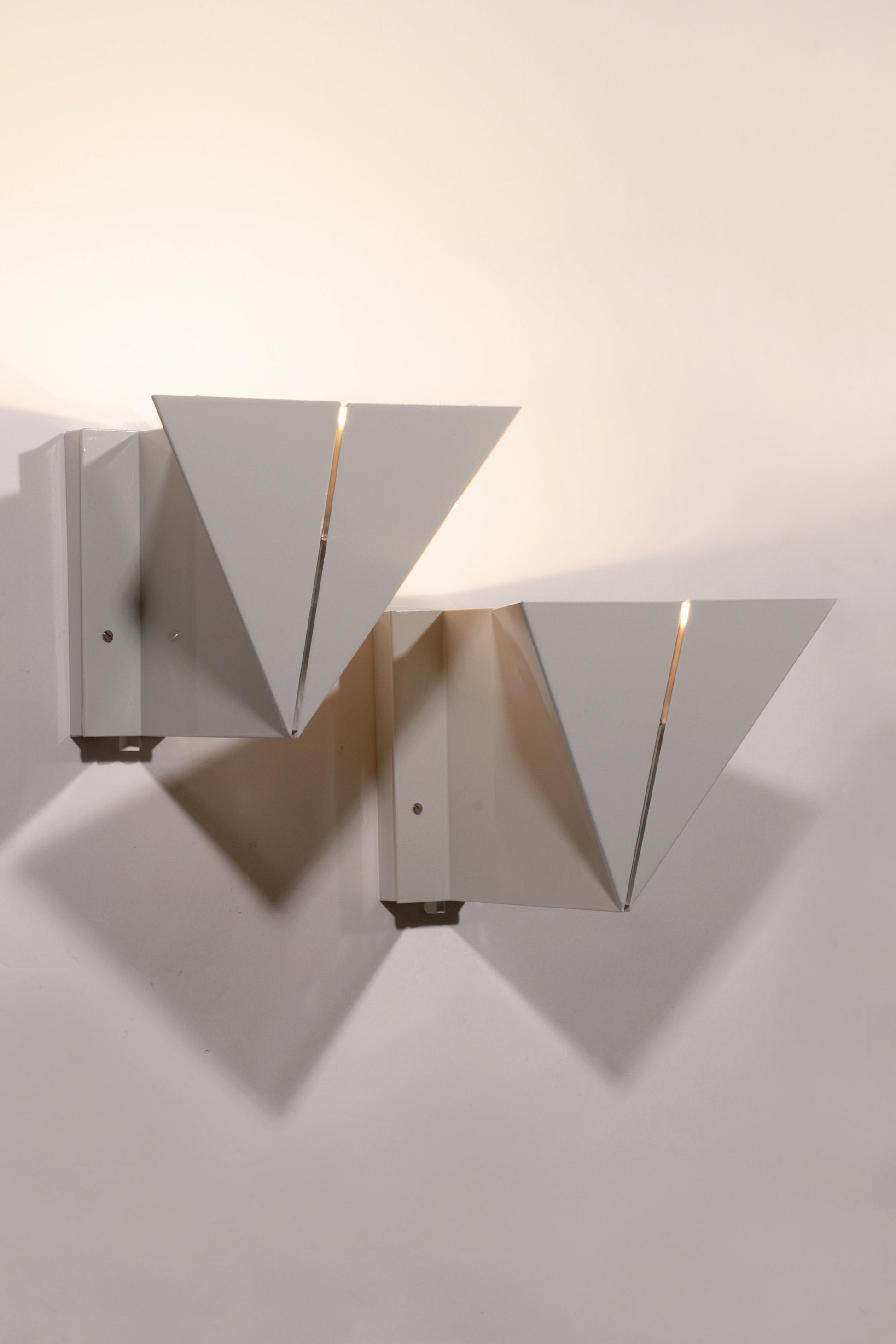 Wall lamps by Mart van Schijndel model Shofloat 1970 - Collectors - Net.Work