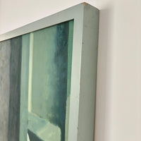 Wonderfull, large painting of Dutch artist Leon Spierenburg (1952 – ), dated 1985