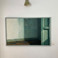 Wonderfull, large painting of Dutch artist Leon Spierenburg (1952 – ), dated 1985