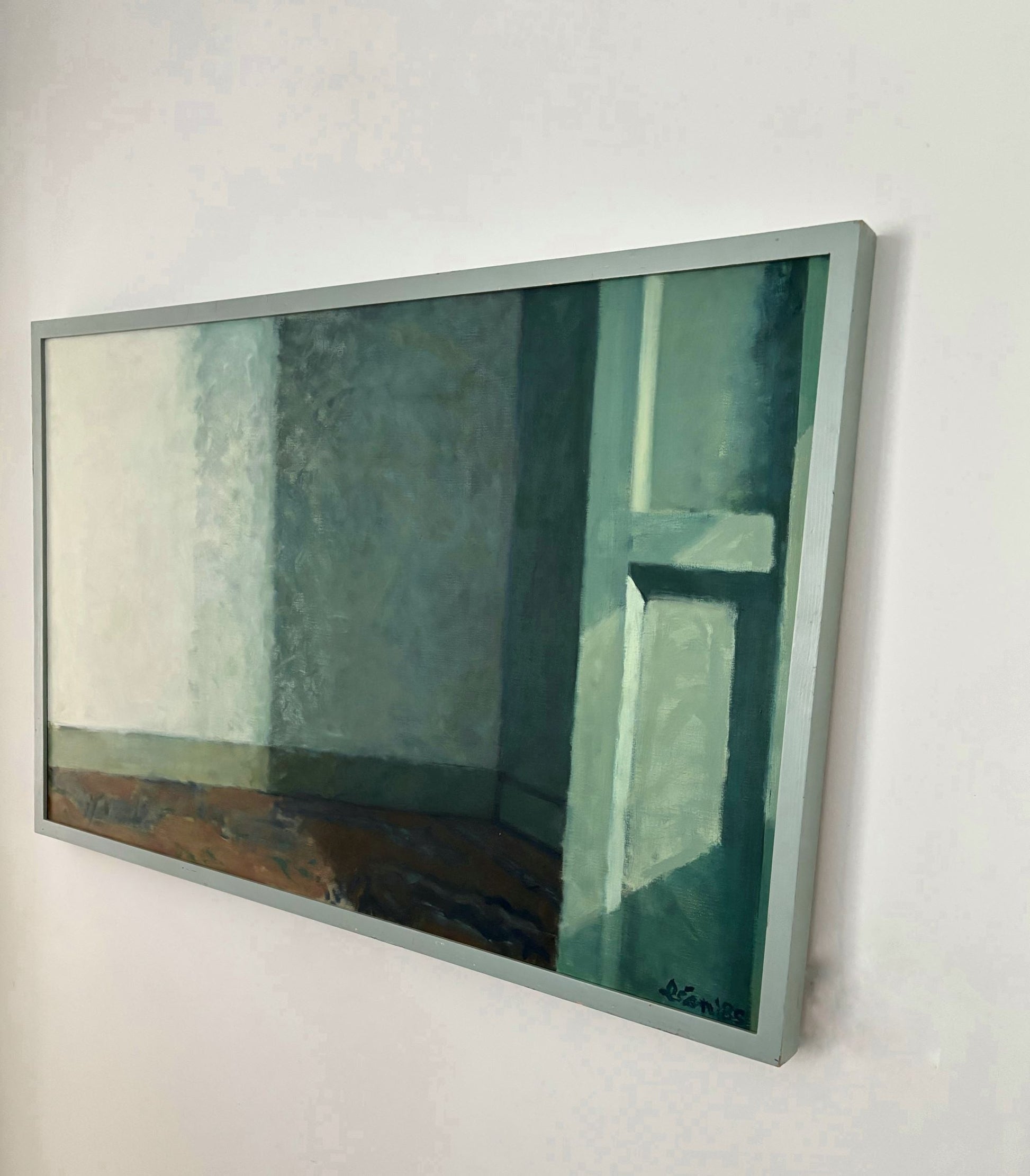 Wonderfull, large painting of Dutch artist Leon Spierenburg (1952 – ), dated 1985 - COLLECTORS RDAM