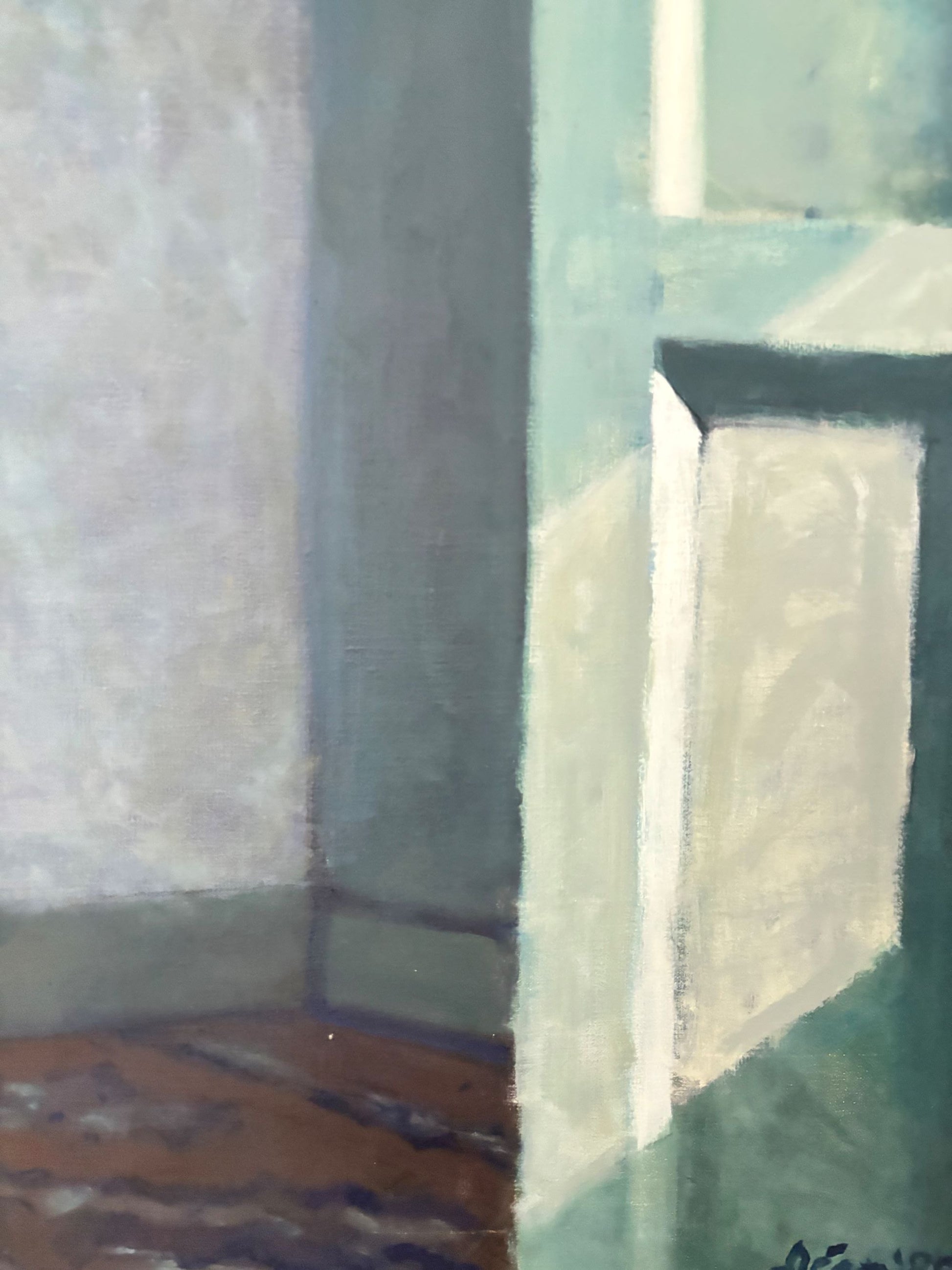 Wonderfull, large painting of Dutch artist Leon Spierenburg (1952 – ), dated 1985 - COLLECTORS RDAM