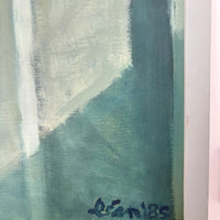Wonderfull, large painting of Dutch artist Leon Spierenburg (1952 – ), dated 1985