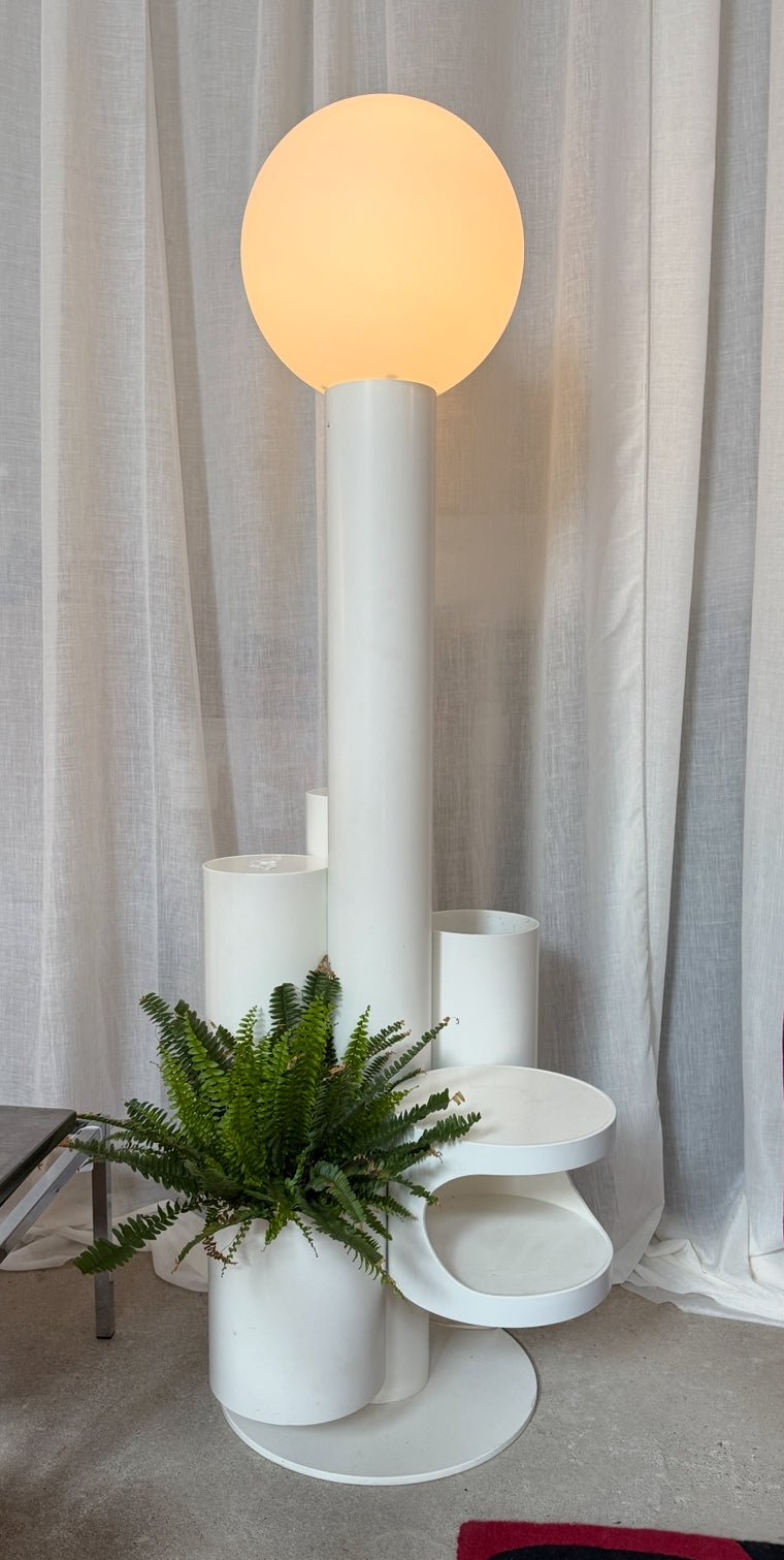 XXL Floor Lamp & Plant Stand 'CLOSE ENCOUNTER' by Kerst Koopman