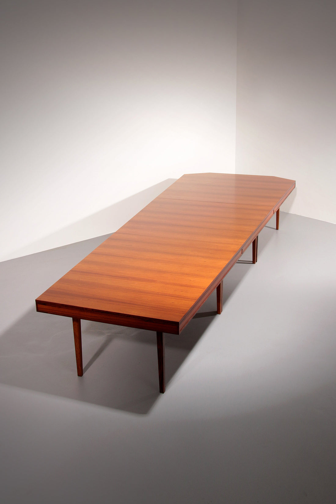 XXXL Mid - Century Teak Conference Board table from Volvo Stockholm 1960 from NK Inredning Stockhlom - Collectors - Net.Work